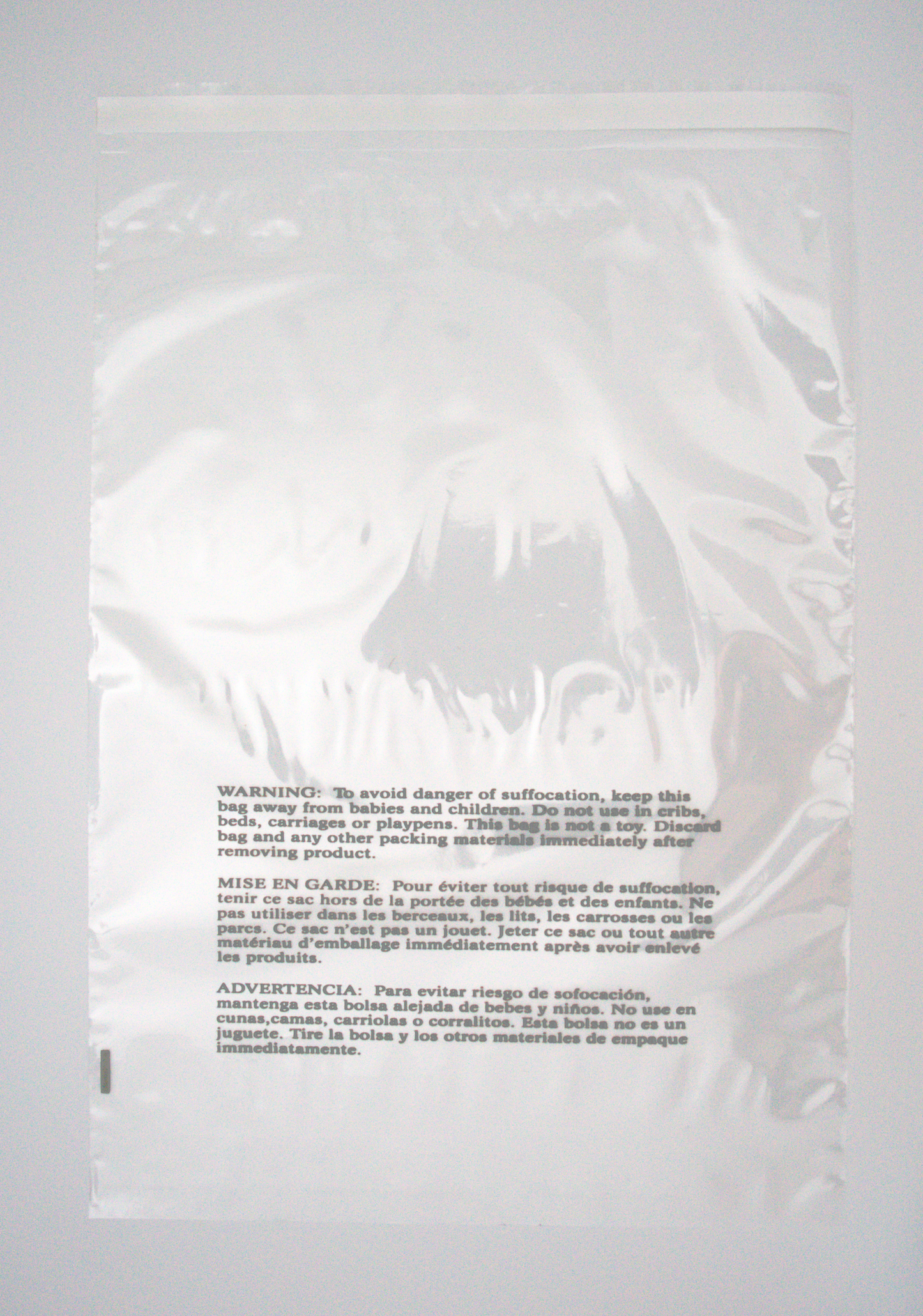 Suffocation Warning Poly Bags